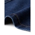 thumbnail image 5 of INSPIRE CHIC Women's Denim Vest Sleeveless Button Down Mid Length Casual Jean Vest Deep Blue XL, 5 of 6