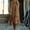 *Coffee, variant on Women's Boho Lace-Up Tiered Maxi Dress, Western Flowy Sundress with Slit Coffee,Women's Plus M