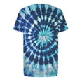 thumbnail image 5 of Erwazi Men's Tie Dye Printed T-Shirt Crew Neck Short Sleeve Pullover Casual Trendy Top, 5 of 5