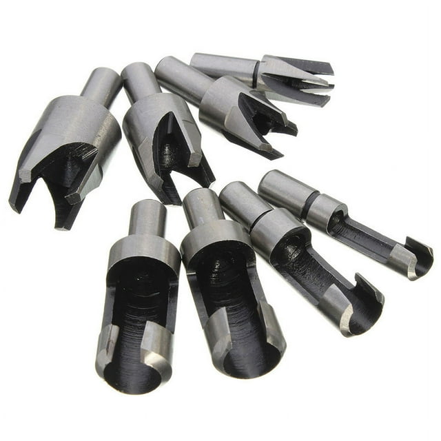 8 piezas, brocas de herramienta de corte de carpintería de fresa HSS TUNC Sencillez