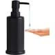 thumbnail image 1 of Dispensador de jabón negro, botella con bomba dispensadora fácil de apretar de 240 ml, dispensadores de loción y jabón de metal a prueba de herrumbre, 1 of 5