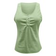 thumbnail image 5 of Giftesty Tank Tops for Women Casual Sleeveless T-shirt with Solid Button Top, 5 of 6