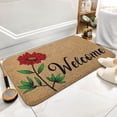 thumbnail image 5 of Floral doormat, Spring Decor, Welcome Mat, Housewarming Gift,Unique Birthday Present, Closing Gift,Home Decor, Welcome Mat,Indoor Doormat,Front Back Door Mat 17”x30”, 5 of 7
