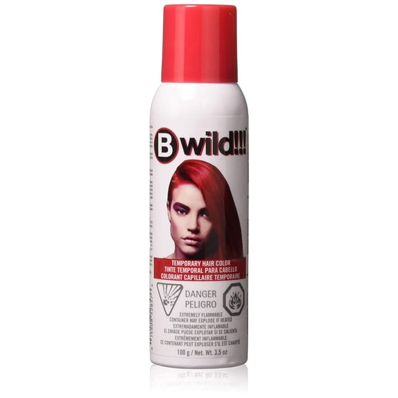 Jerome Russell Temporary Hair Color Spray, Cougar Red 3.5 oz