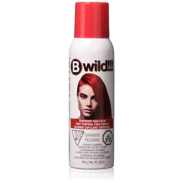 Jerome Russell Bwild Temporary Hair Color Spray, Cougar Red 3.5 Oz ...