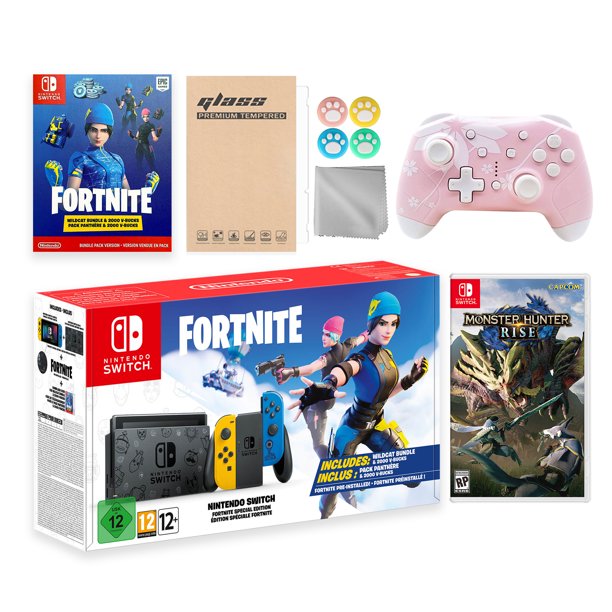 Nintendo Switch Fortnite Wildcat Limited Console Set, Epic ...