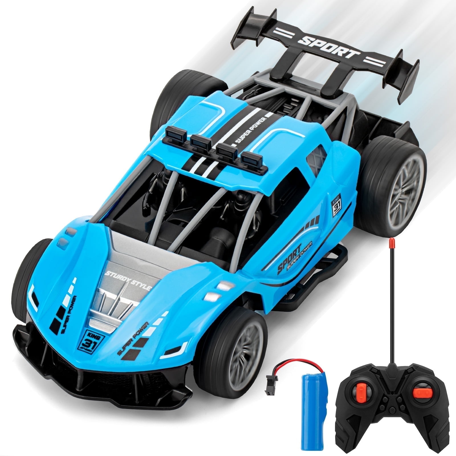 Power Craze Shift 24 Mini RC, High Speed Buggy - Red - Walmart.com