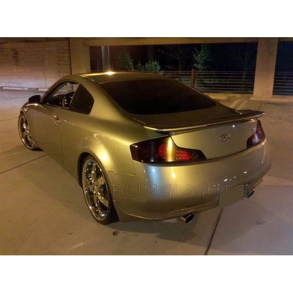 For Infiniti G35 Coupe Sedan Tinted Smoked Taillamps Taillights Overlays Film Protection