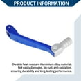 thumbnail image 4 of Palanca de cambio de motocicleta plegable para Honda CRF150F 2003-2017, pedal de aleación de aluminio, brazo de palanca de cambio, palanca azul con cabeza plateada, 4 of 6