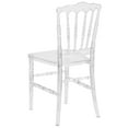thumbnail image 4 of Flash Furniture 2 Pack Flash Elegance Crystal Ice Napoleon Stacking Chair, 4 of 7