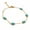 Turquoise, variant on SNGIA Gold Green Zircon Tennis Bracelet for Women, 18K Gold Plated Station Chain Bracelet