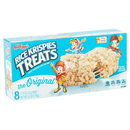 Kellogg's Rice Krispies Treat Marshmallow Square 0.78oz 8 ct (12 pack ...