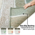 thumbnail image 4 of Alfombra de baño Chardin Home Cordural Stripes, juego de 2 unidades, gris azulado y beige, 4 of 7