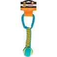 thumbnail image 2 of Boss Pet Chomper Braided Nylon Tennis Ball Tug Dog Toy WB15525, 2 of 2