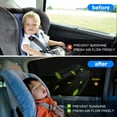 thumbnail image 3 of PIOE-Car Window Shades [Magnetic], 2 Pack Breathable Side Car Window Sun Shade for Baby, Back Window Covers, Anti-Sun Glare, Reduce Uv Rays and Privacy Protection, Fit for 96% Cars Suvs, 3 of 4