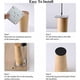 thumbnail image 5 of Juego de 4 patas de madera Vhermosa para muebles 30 cm nogal, 5 of 5
