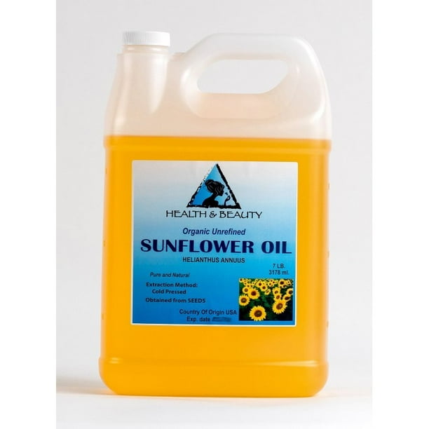 SUNFLOWER OIL UNREFINED ORGANIC CARRIER COLD PRESSED VIRGIN RAW PURE 7