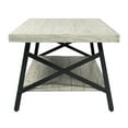 thumbnail image 6 of Artum Hill Hudson Light Gray 48" Coffee Table with Storage Shelf, 6 of 6