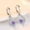 Purple 4L1, variant on ZZkhGO Heart Drop Earrings, Hypoallergenic Jewelry Gifts, Diamond Style Earrings for Women Valentine Mother's Day Anniversary