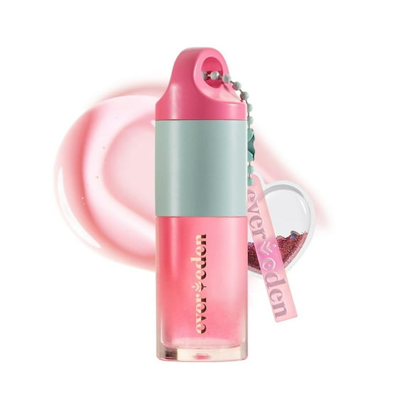 Evereden Kids Tinted Non Toxic Lip Gloss: Sakura - Non Toxic Kids Makeup - Vegan Natural Makeup for Kids - Soothing & Hydrating Kid Lip Gloss with Cherry, Peach, & Cranberry Oils - Girls Makeup