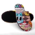thumbnail image 3 of Mens Cozy Slippers Amazing World of Gumball Warm Soft Plush Slipper Slip-on House Shoes for Home Indoor Outdoor, 3 of 8