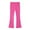 Hot Pink, variant on CYRBOKO Girls Active Leggings, Elastic Waist Cotton Stretchy Casual Wide-leg Bottoms Hot Pink Size 3-16 T