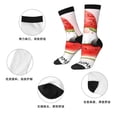 thumbnail image 5 of Honeii Watermelon Gnome Print Adult Socks,Crew Socks,Casual Calf Socks,Daily Wear Socks for Men & Women, Perfect for Sports, Casual and Everyday Use, 5 of 6