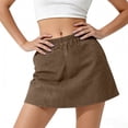 thumbnail image 4 of cocolona Womens Summer Casual Loose Skorts Solid Color Elastic Waist Athletic Yoga Beach Shorts, 4 of 5