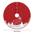 thumbnail image 3 of Fiudx Falda para Árbol de Navidad, Diseño de Lentejuelas Brillantes, Material Duradero, Elegante Decoración Navideña, Decoración Versátil para El Hogar y La Oficina, Fácil Instalación, Juego de 1 Pie, 3 of 4