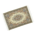 thumbnail image 6 of Lots 2 1/12 Scale Beige Mini Rug Dolls House Furniture Ornament, 6 of 8