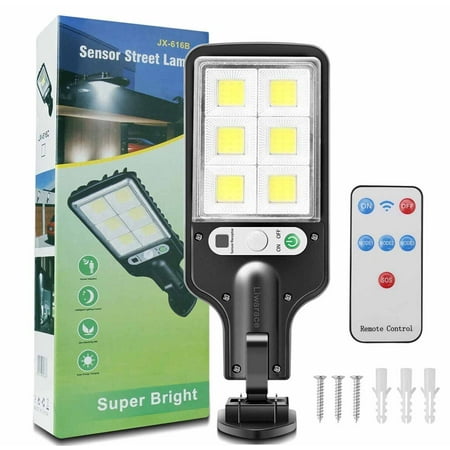 

1200W LED Solar Wall Light PIR Motion Sensor Outdoor Garden Street Light