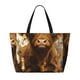 thumbnail image 2 of Easygdp Cow With Butterflies Lilies Bolsa de Viaje de Playa de Gran Capacidad, Bolsa Tote Perfecta para la Playa, Escapadas de Fin de Semana y Viajes, 2 of 7