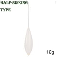 thumbnail image 1 of Acrylic Half-Sinking Fishing Float 10/15/20/30G Sea Fishing Lure Floating Tackle, 1 of 10