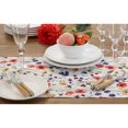thumbnail image 2 of Saro Lifestyle Floral Hemstitch Table Runner, 2 of 5