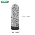 thumbnail image 3 of Uxcell 24-Pack Protectores de Dedos para Cortar, Guantes de Punta de Dedo de Fibra HPPE para Escultura/Cocina [Negro Gris], 3 of 7