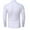 White, variant on Fall/winter Skinny Warm Shirt Mock Neck Slim Tops High Neck Bottoming Shirt Men's Large Size Solid Color Long Sleeves Shirt