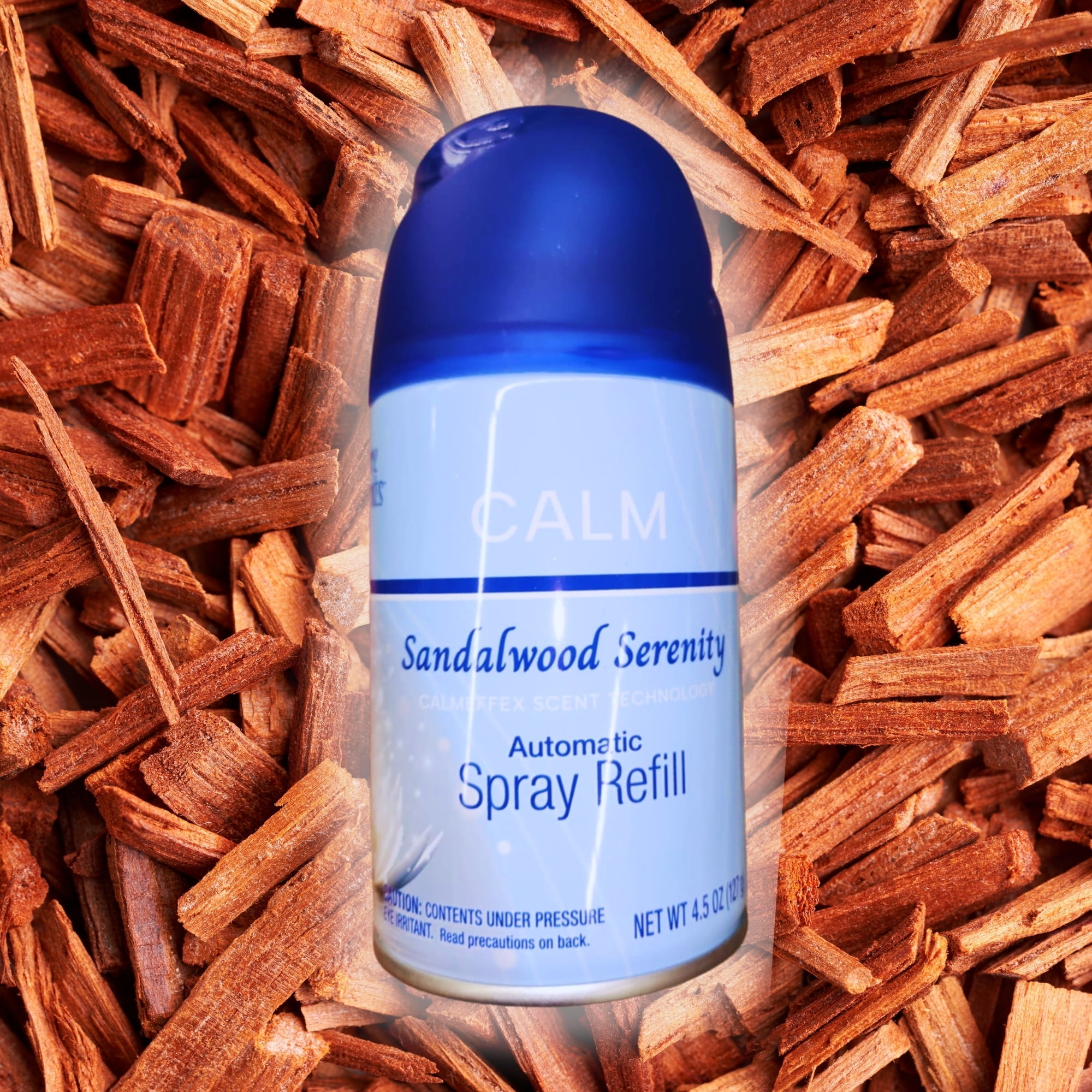 Automatic Spray Refill Sandalwood Serenity Calm Scent 4.5 Oz 3 Pack, Scented Air Freshener Long Lasting Odor Neutralizer Deodorizer w/ Snoep in Beperkte Oplage
