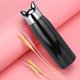 thumbnail image 4 of Elegante termo de acero inoxidable con agarre de silicona, color negro, de 300 ml, 4 of 8