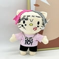thumbnail image 2 of En existencia, muñeco de peluche de anime LIL PEEP de Travis Scott con collar de ropa rosa, juguetes de peluche suaves para coleccionar como regalo para fanáticos, 2 of 5