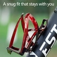 thumbnail image 2 of Bottle Cage,Bike Water Bottle Holder,Bike Water Bottle Cage, Universal Bike Cup Holder, Lightweight and Strong Bicycle Water Bottle Holder with Screws(Blue 5IN), 2 of 9