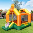 thumbnail image 3 of Infans Inflatable Bounce Castle Jumping House Kids Playhouse w/ Slide & 480W Blower, 3 of 7