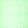 thumbnail image 1 of Ahgly Company Indoor Square Solid Emerald Green Modern Area Rugs, 3' Square, 1 of 4