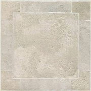 Winton Self-Adhesive Vinyl Floor Tile, Blue And Sand, 12X12 In., 1.1 Mm