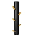 thumbnail image 1 of Fashionable black gold folding clothes hook vertical hook multifunctional hook, 1 of 8