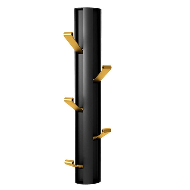 Fashionable black gold folding clothes hook vertical hook multifunctional hook
