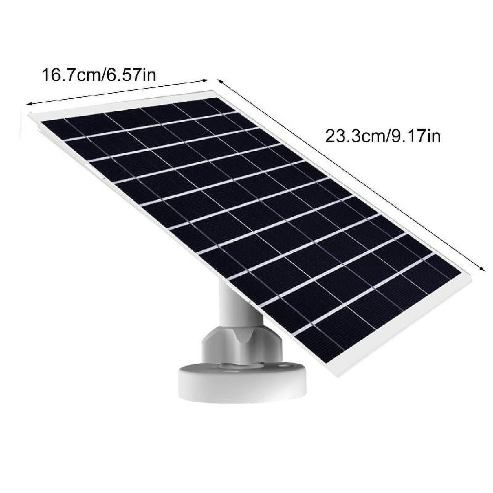 Zeiwohndc 100W Solar Powering Stable Solar Panel for Outdoor Surveillances & Utilities