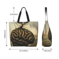 thumbnail image 5 of Easygdp Surreal Brain Tree Tote Bags for Women,Women Travel Shoulder Bags Handbags，Big Capacity Shopping Work Bag, 5 of 8