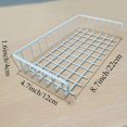 thumbnail image 3 of SHIQI-Wire Grid Baskets Wall Grid Board Accessories Metal Wall Storage for Grid Panel, 2 Pack, 3 of 4