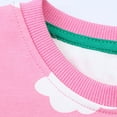 thumbnail image 5 of Zanarzt Toddler Long Sleeve Shirt Girl Cotton Baby Girl Long Sleeve Blouse Toddler Ruffle T Shirt Kid Cute Tee Casual Tops Clothes Back to School Clothes Pink,4 Years, 5 of 7