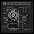 thumbnail image 2 of Boy's Ghostbusters Proton Pack Blueprint  Graphic Tee Black Medium, 2 of 5